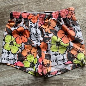 Justice girls floral shorts